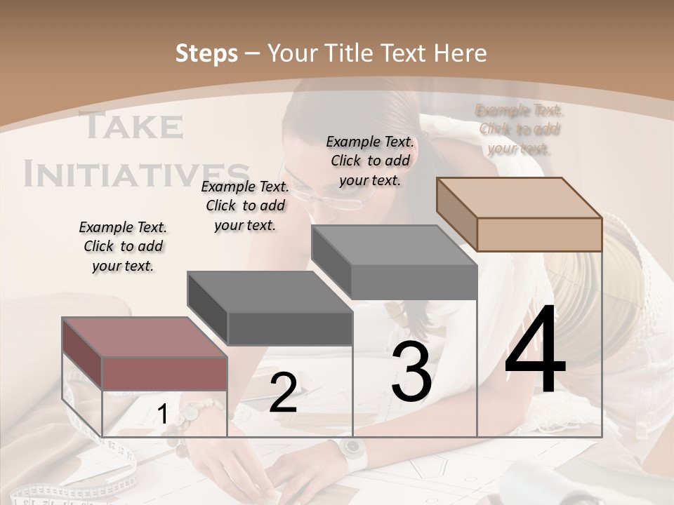 White Hand Grandmother PowerPoint Template
