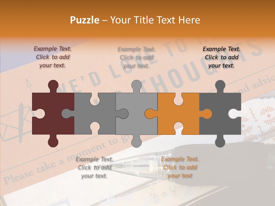 White Human Hold PowerPoint Template