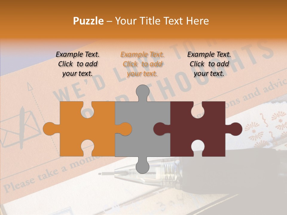 White Human Hold PowerPoint Template