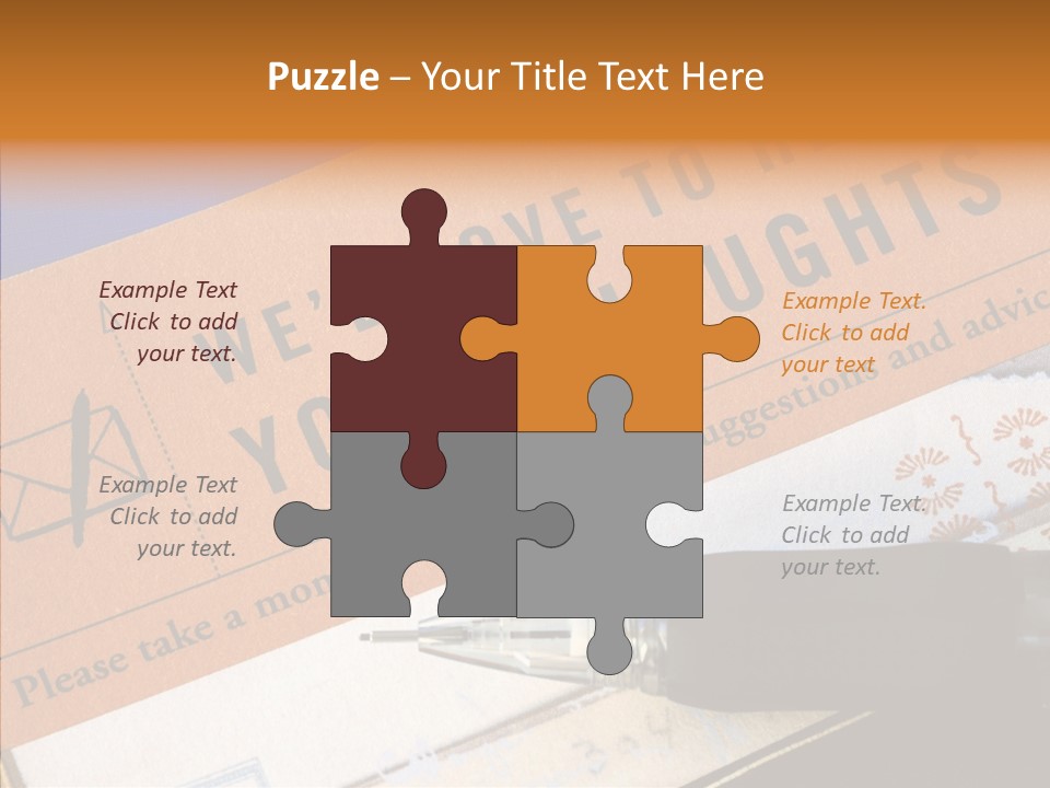 White Human Hold PowerPoint Template