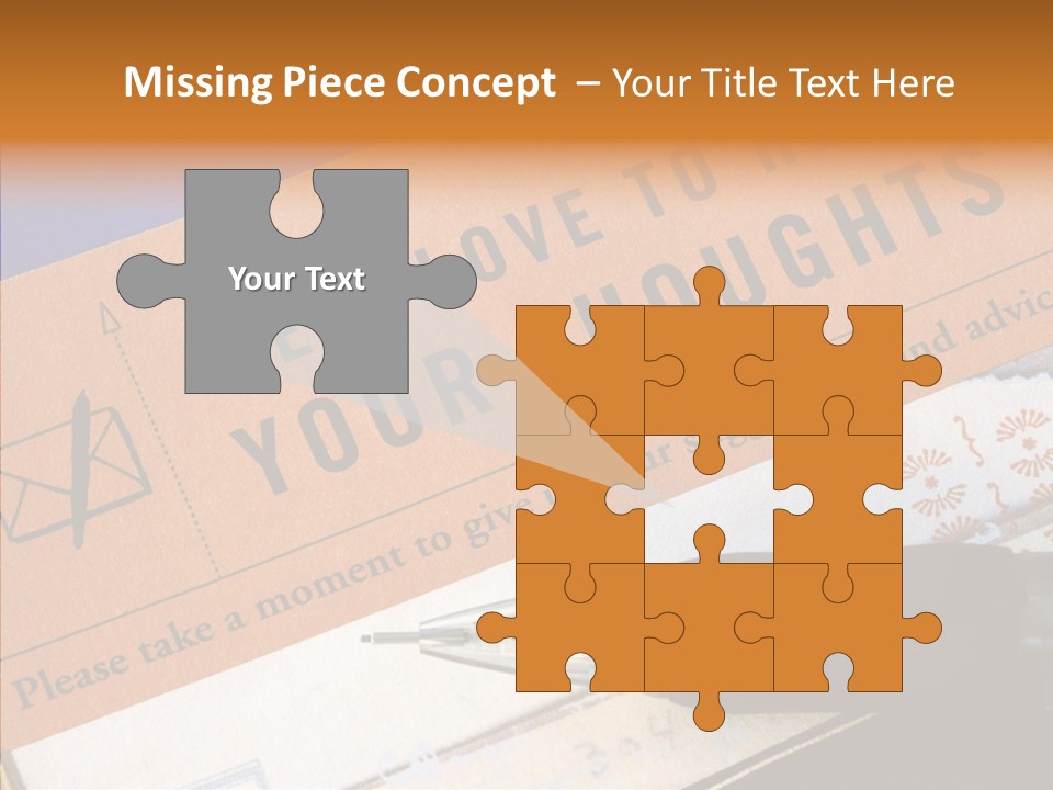 White Human Hold PowerPoint Template