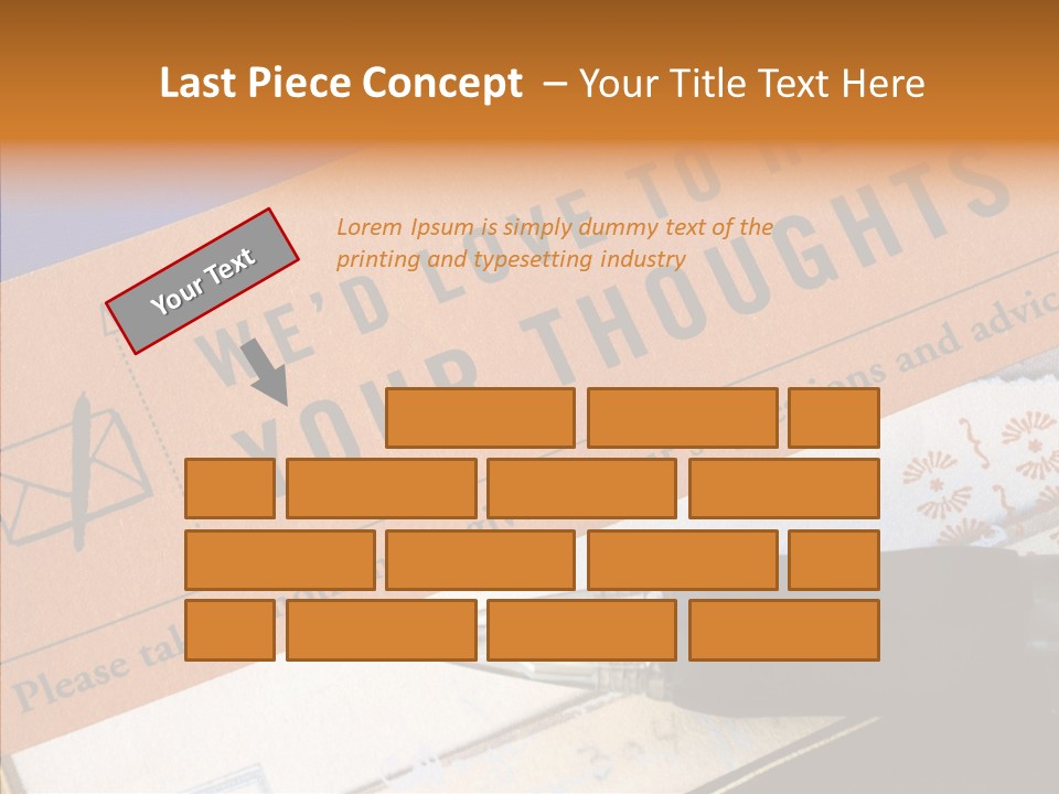 White Human Hold PowerPoint Template