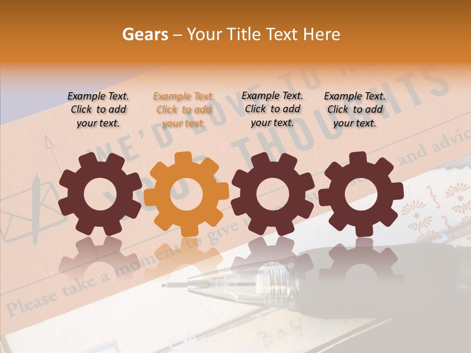 White Human Hold PowerPoint Template