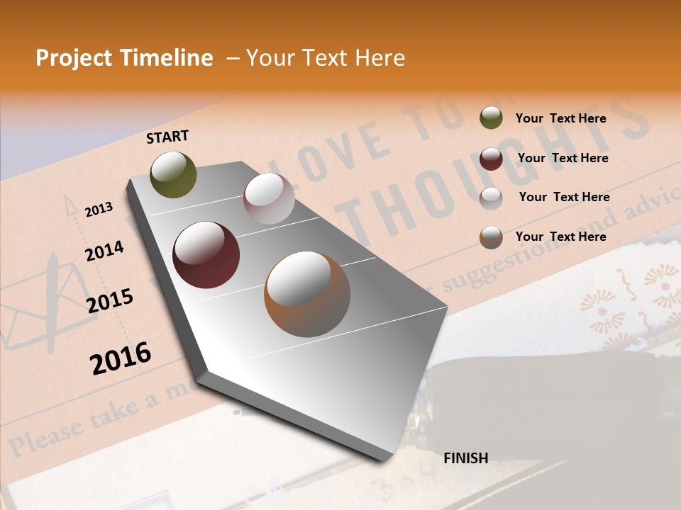 White Human Hold PowerPoint Template