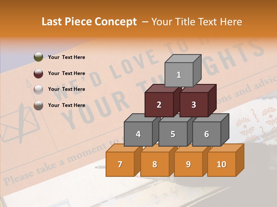 White Human Hold PowerPoint Template