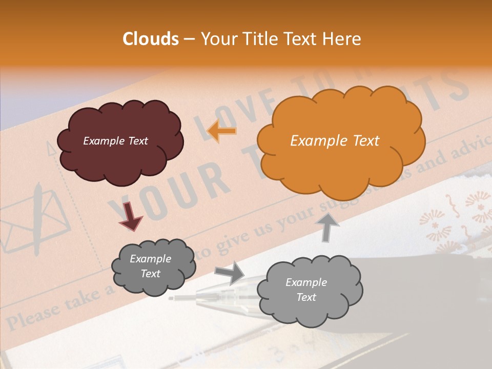 White Human Hold PowerPoint Template