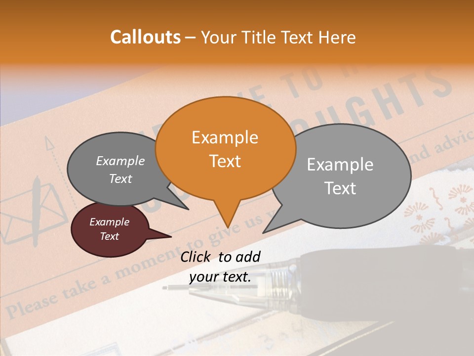 White Human Hold PowerPoint Template