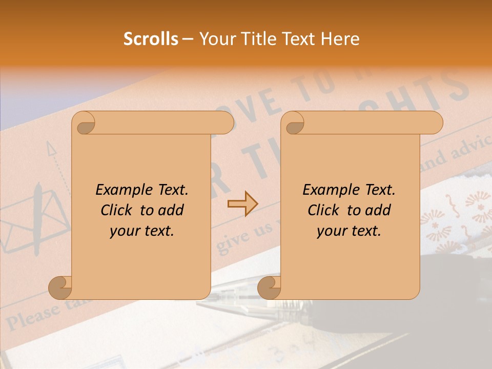 White Human Hold PowerPoint Template