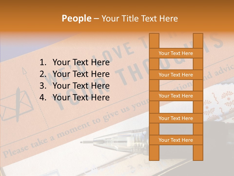 White Human Hold PowerPoint Template