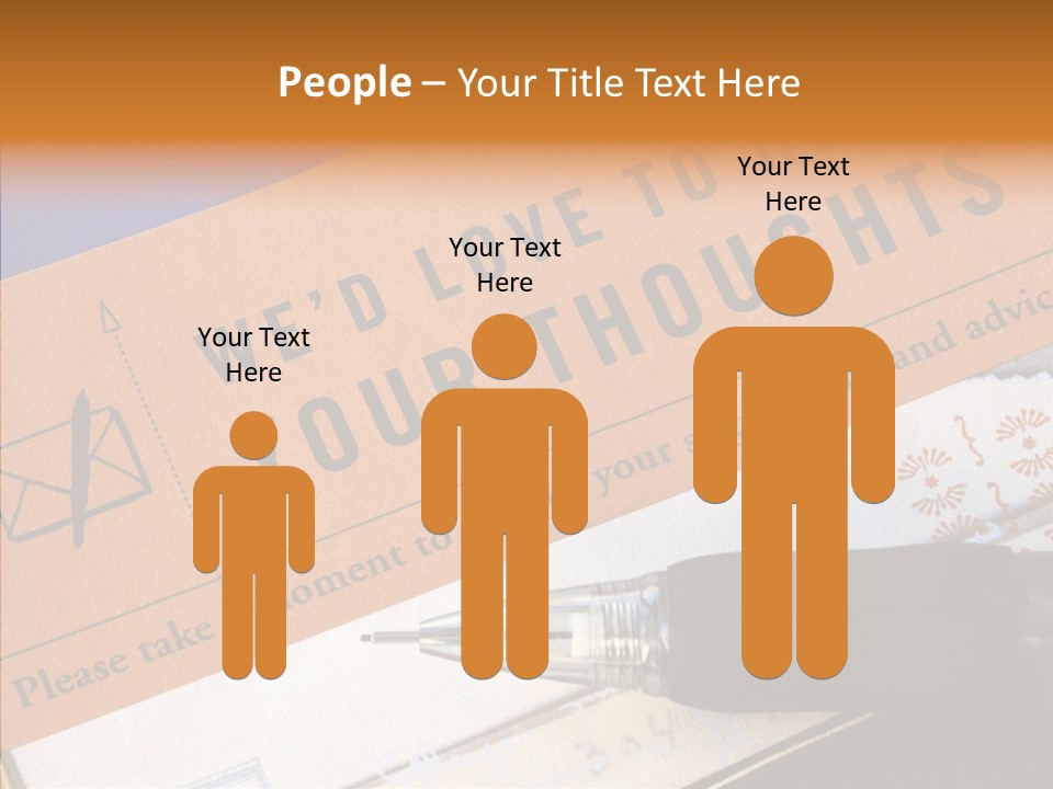 White Human Hold PowerPoint Template