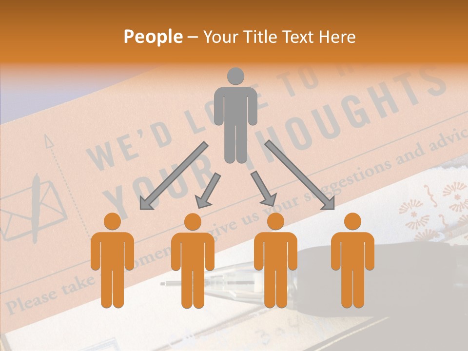 White Human Hold PowerPoint Template