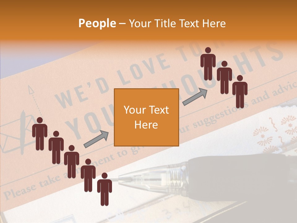 White Human Hold PowerPoint Template