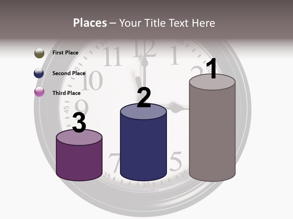 White Aging Two PowerPoint Template