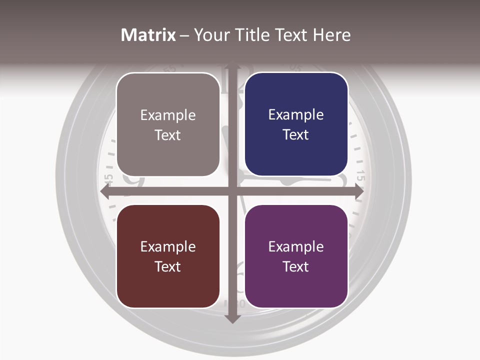 White Aging Two PowerPoint Template