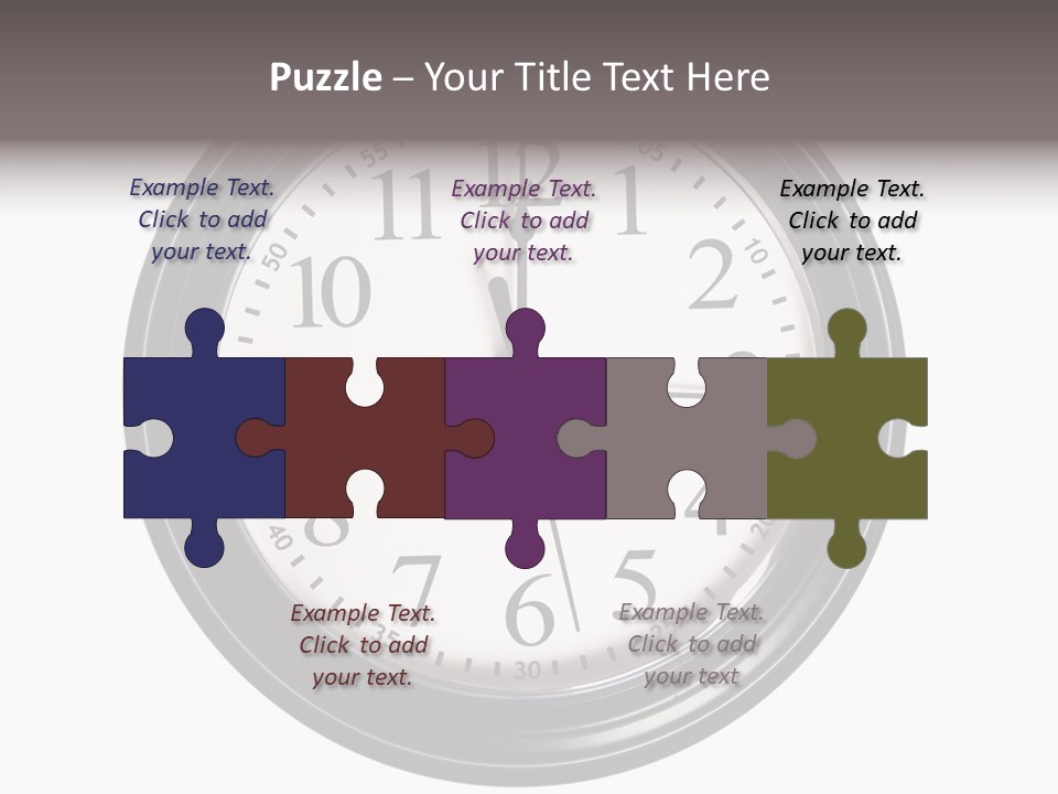 White Aging Two PowerPoint Template