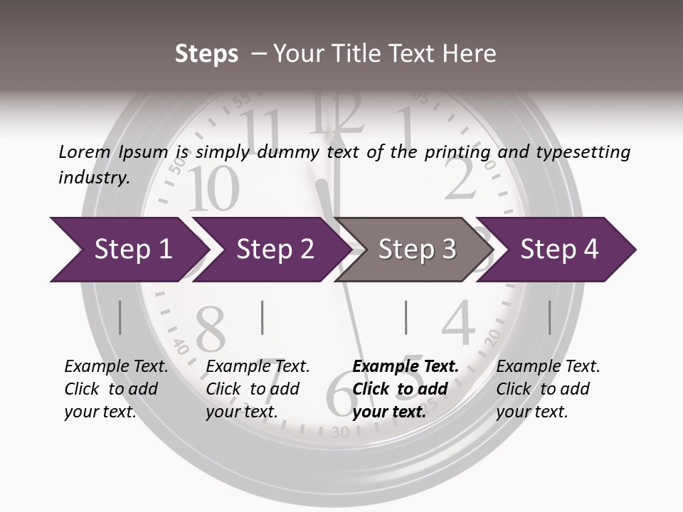 White Aging Two PowerPoint Template