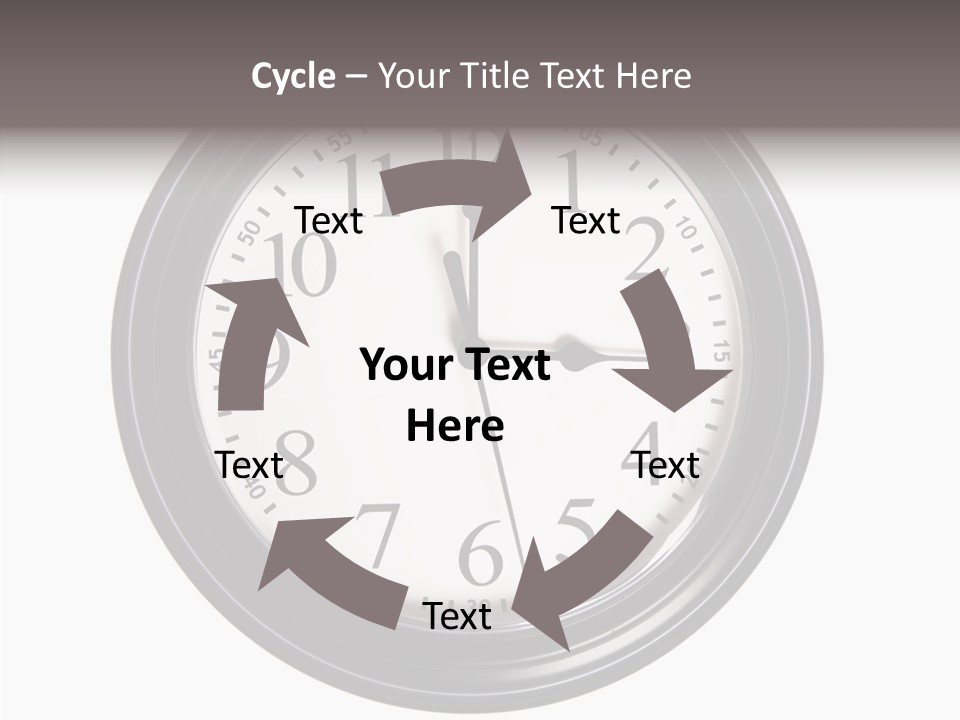 White Aging Two PowerPoint Template
