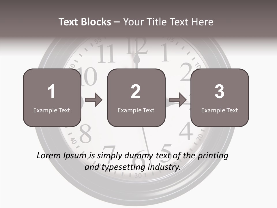 White Aging Two PowerPoint Template