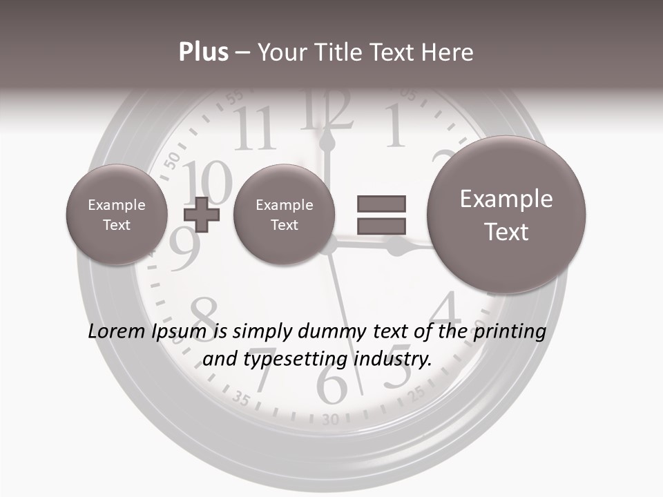 White Aging Two PowerPoint Template