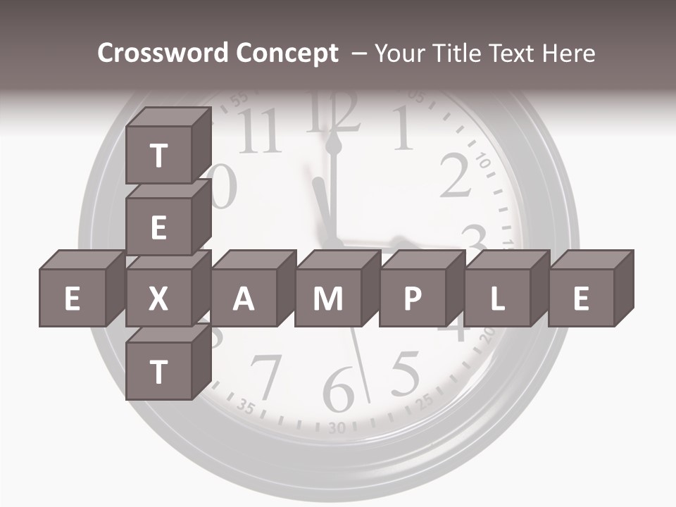 White Aging Two PowerPoint Template