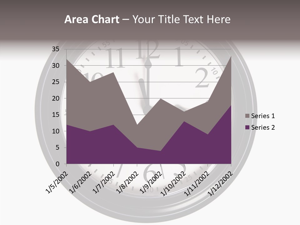 White Aging Two PowerPoint Template