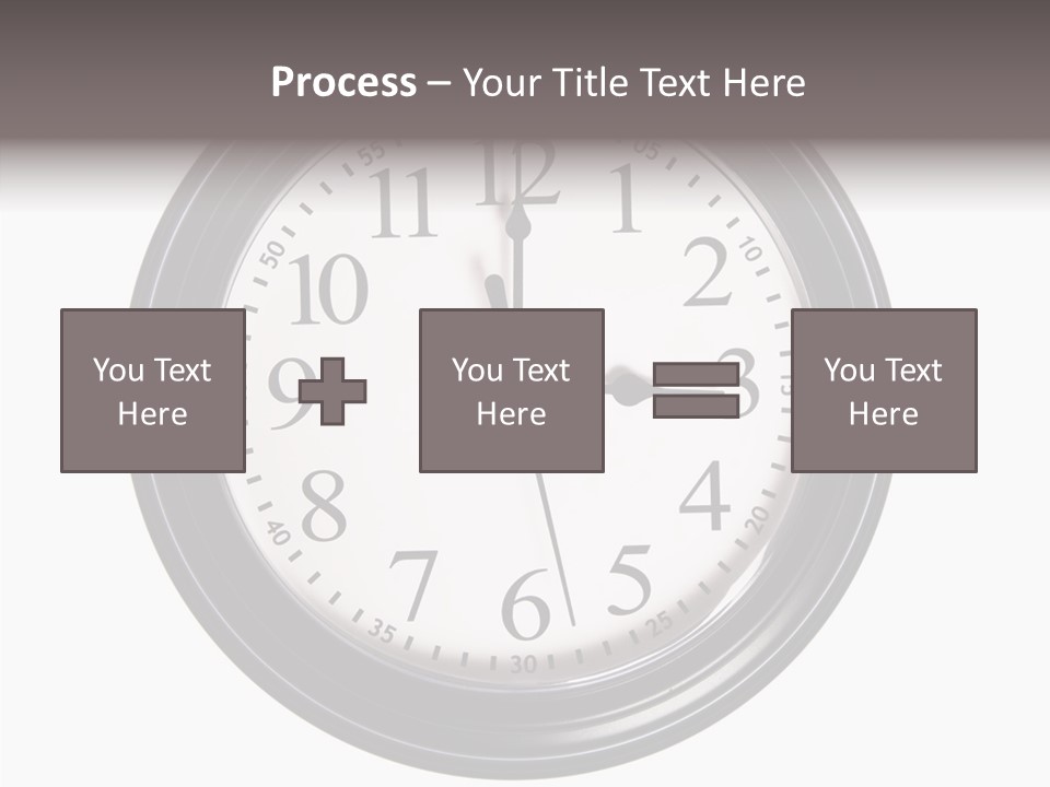 White Aging Two PowerPoint Template