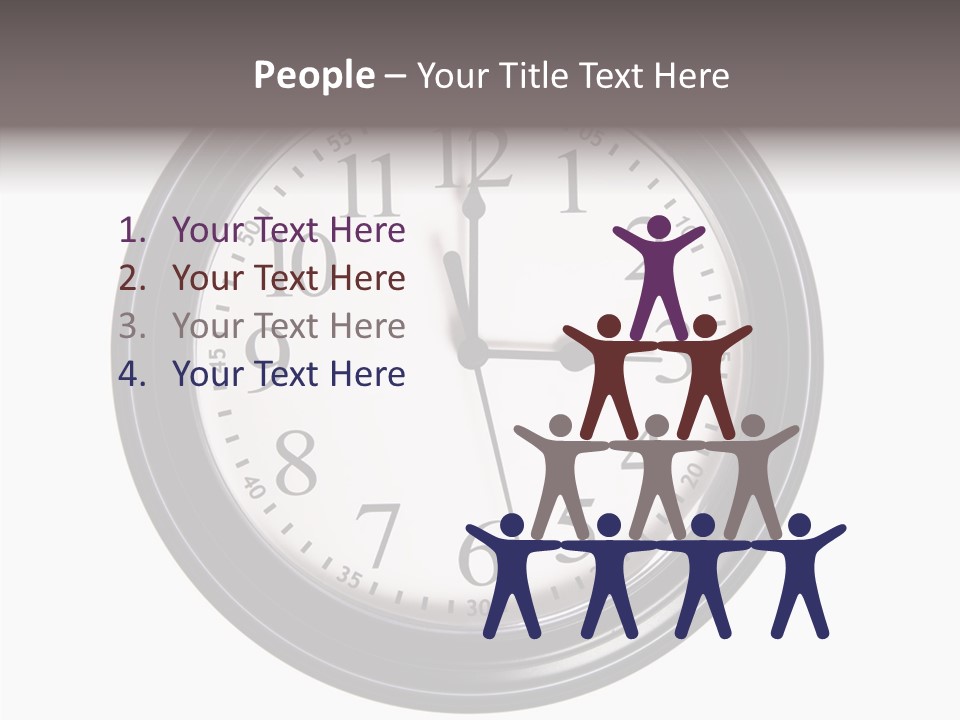 White Aging Two PowerPoint Template