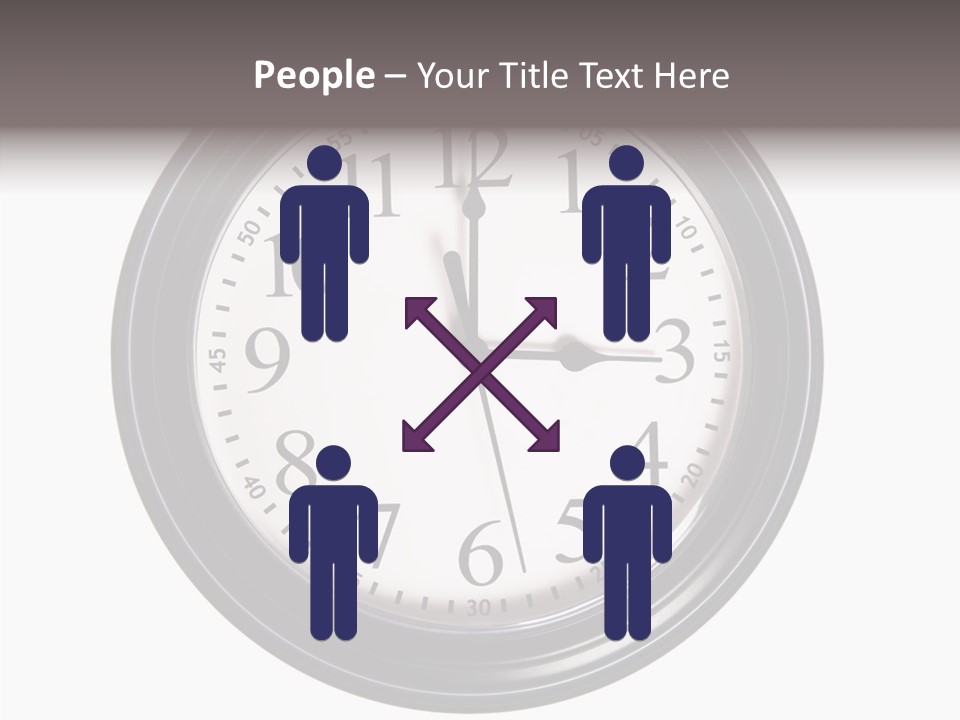 White Aging Two PowerPoint Template