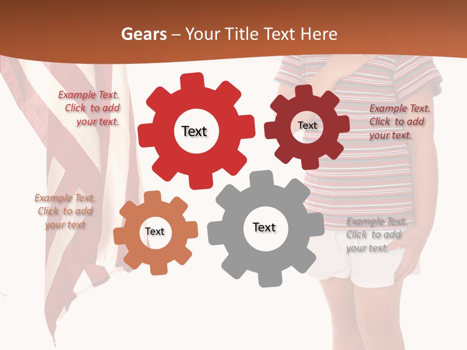 Hand Aging Background PowerPoint Template