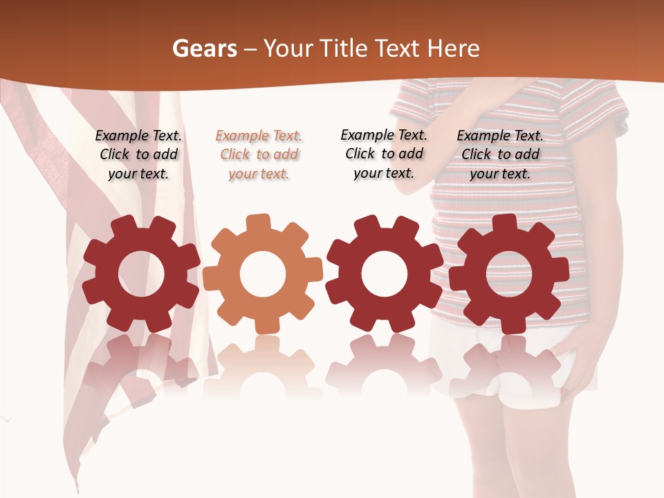 Hand Aging Background PowerPoint Template