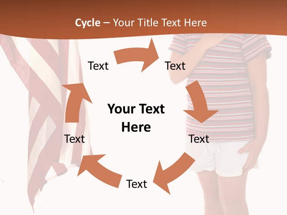 Hand Aging Background PowerPoint Template