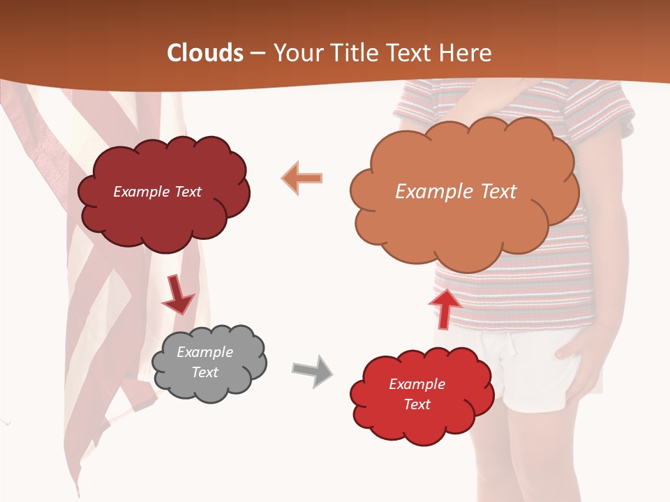 Hand Aging Background PowerPoint Template