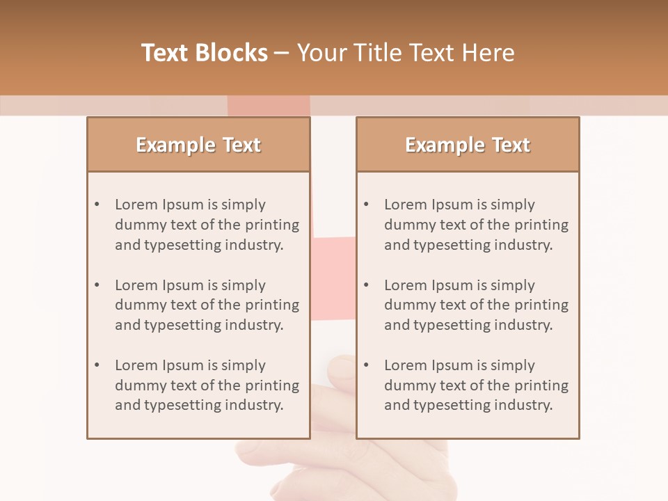 Care Aging Close Up PowerPoint Template