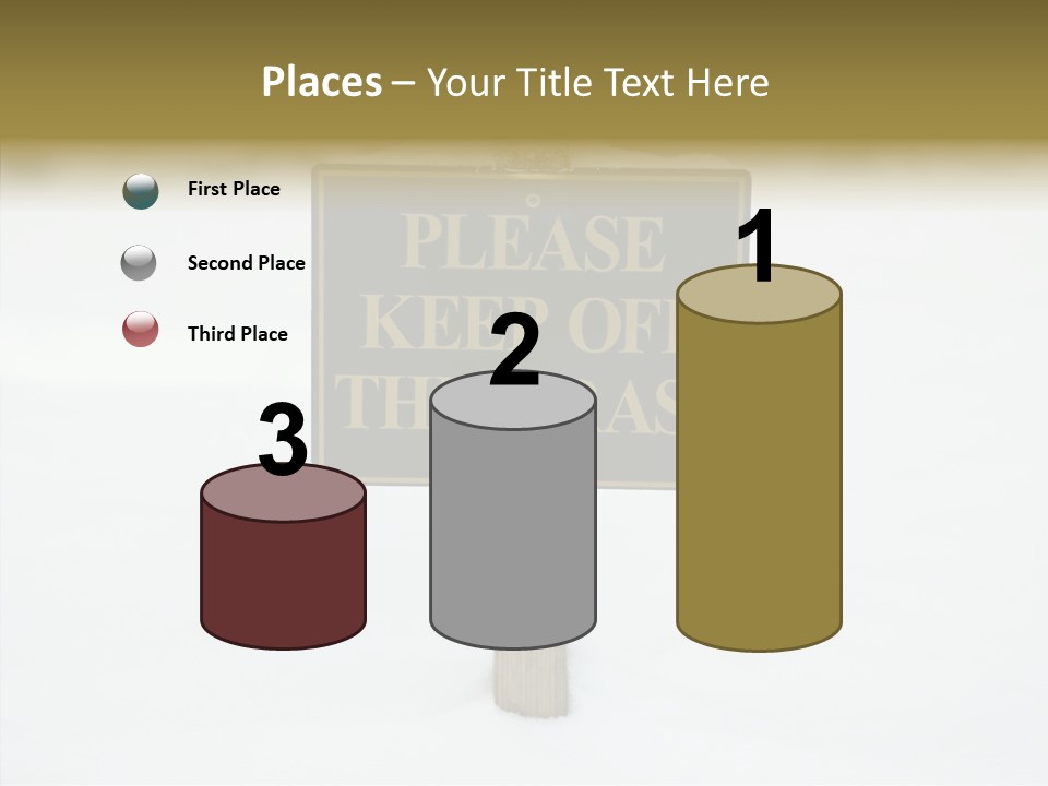 Touching Aging Finger PowerPoint Template