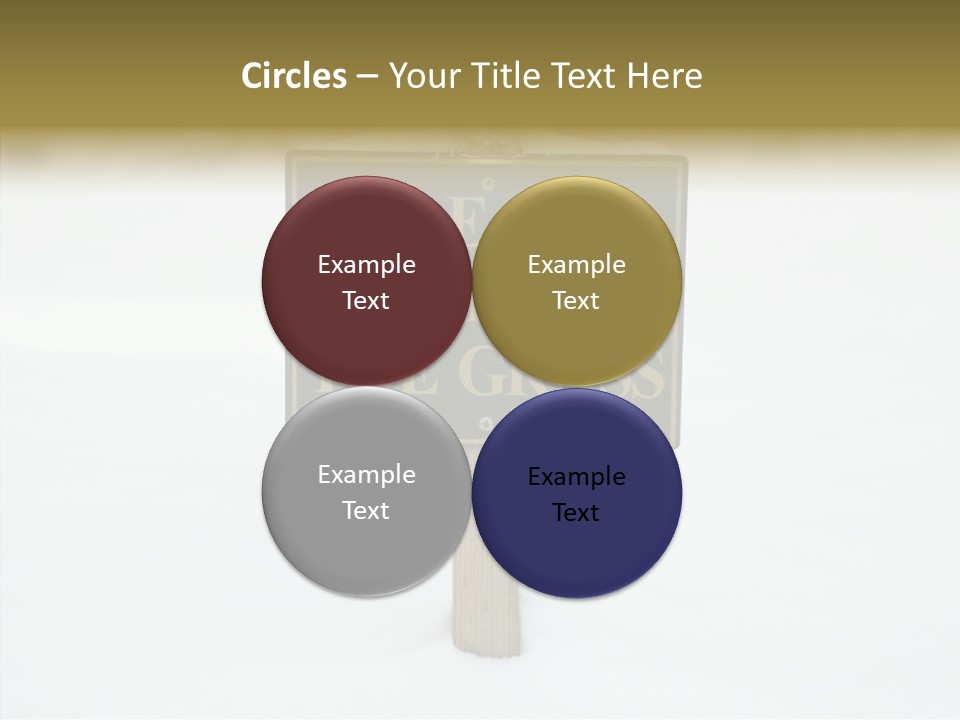 Touching Aging Finger PowerPoint Template