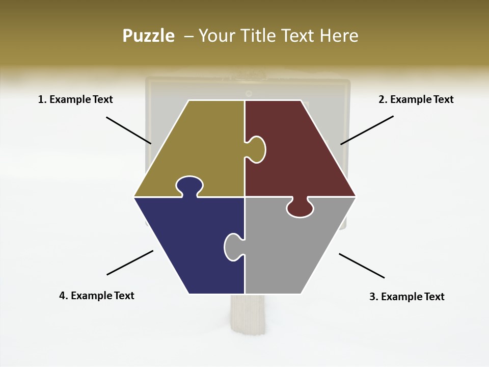 Touching Aging Finger PowerPoint Template