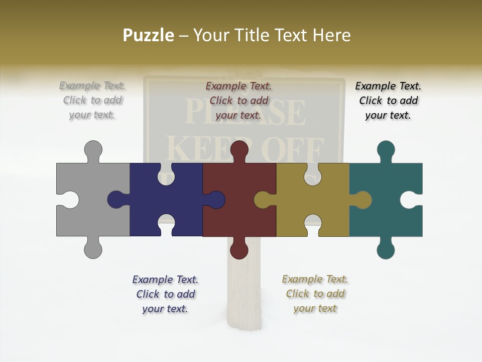 Touching Aging Finger PowerPoint Template