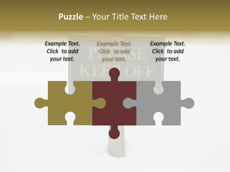 Touching Aging Finger PowerPoint Template