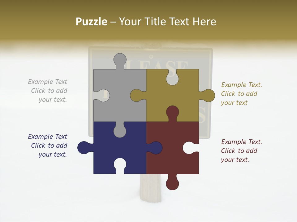 Touching Aging Finger PowerPoint Template