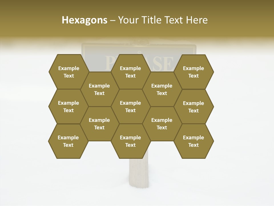 Touching Aging Finger PowerPoint Template