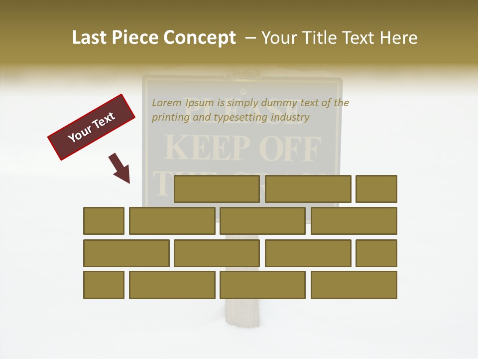 Touching Aging Finger PowerPoint Template