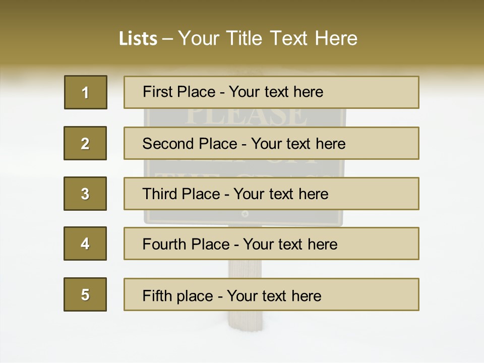 Touching Aging Finger PowerPoint Template