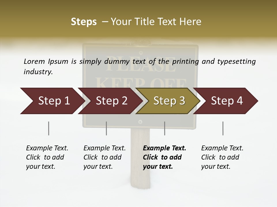 Touching Aging Finger PowerPoint Template