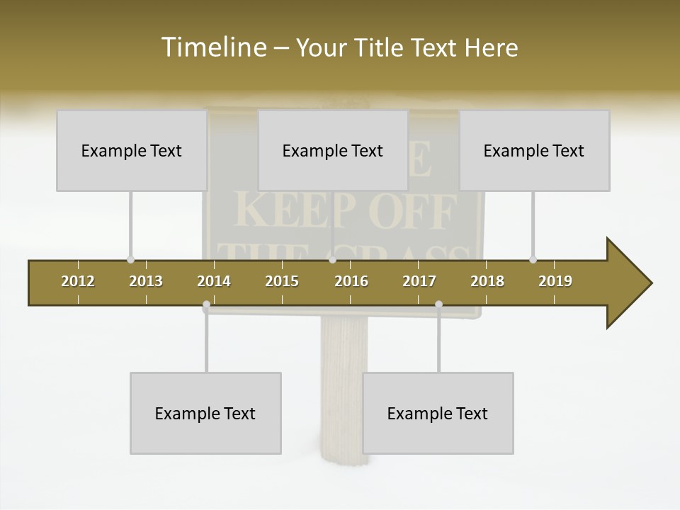 Touching Aging Finger PowerPoint Template