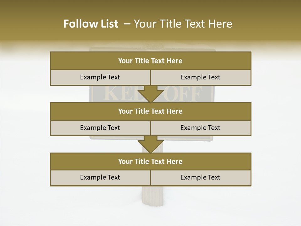 Touching Aging Finger PowerPoint Template