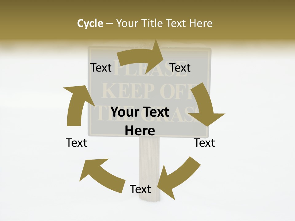 Touching Aging Finger PowerPoint Template