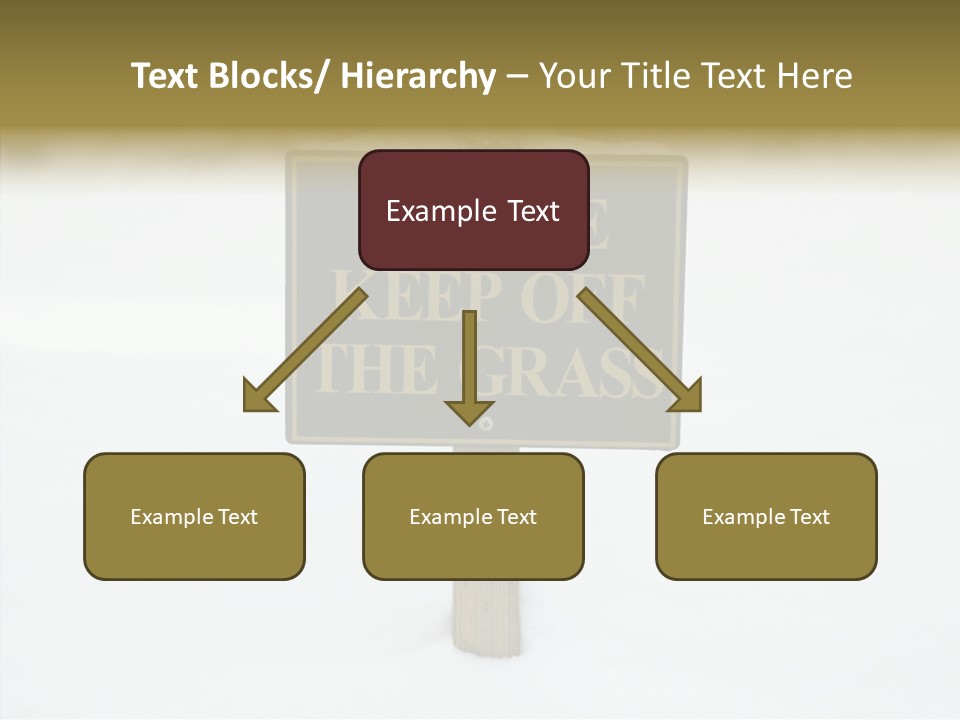 Touching Aging Finger PowerPoint Template