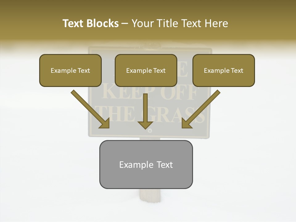 Touching Aging Finger PowerPoint Template