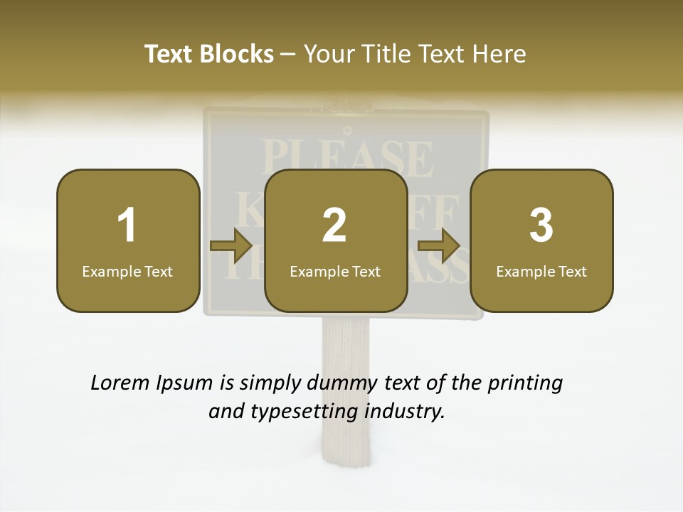 Touching Aging Finger PowerPoint Template