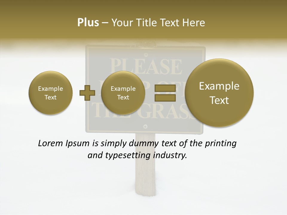 Touching Aging Finger PowerPoint Template